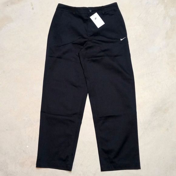 Nike Other - Nike Life Black Cotton Chino Loose Fit Pants (DX6027-010) - Mens Size 32 (32x32)